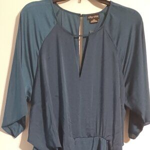 City Chic Blue Dress